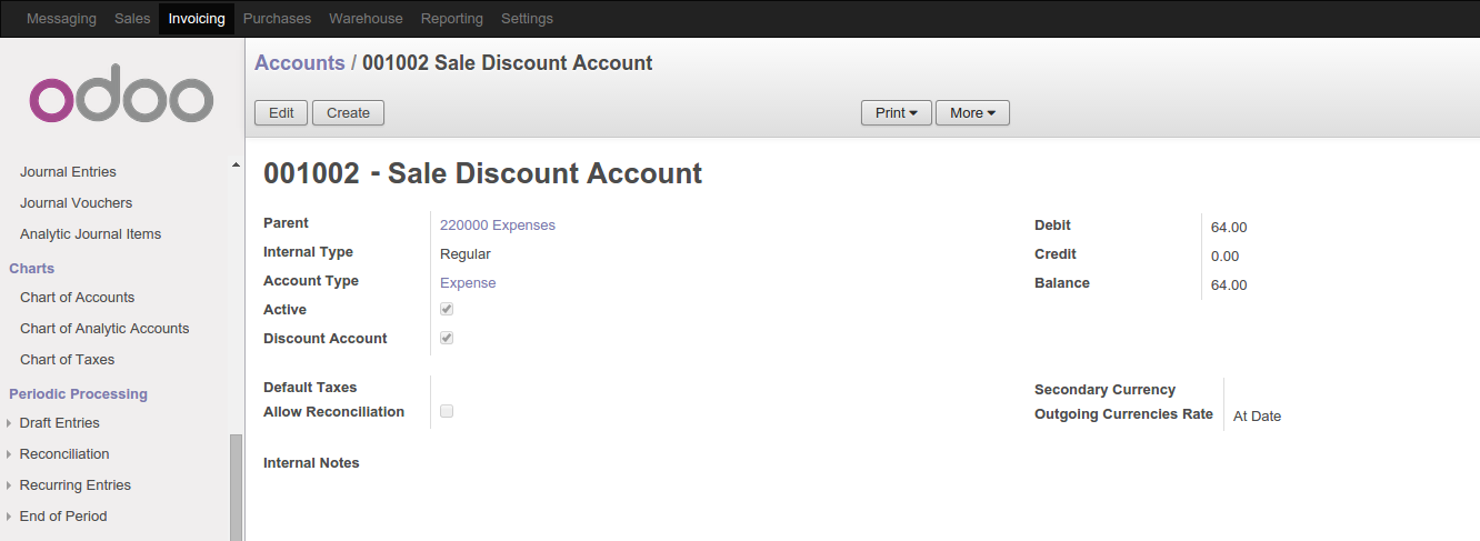 1 global discount applicable