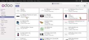 YouTube videos in Odoo website product page