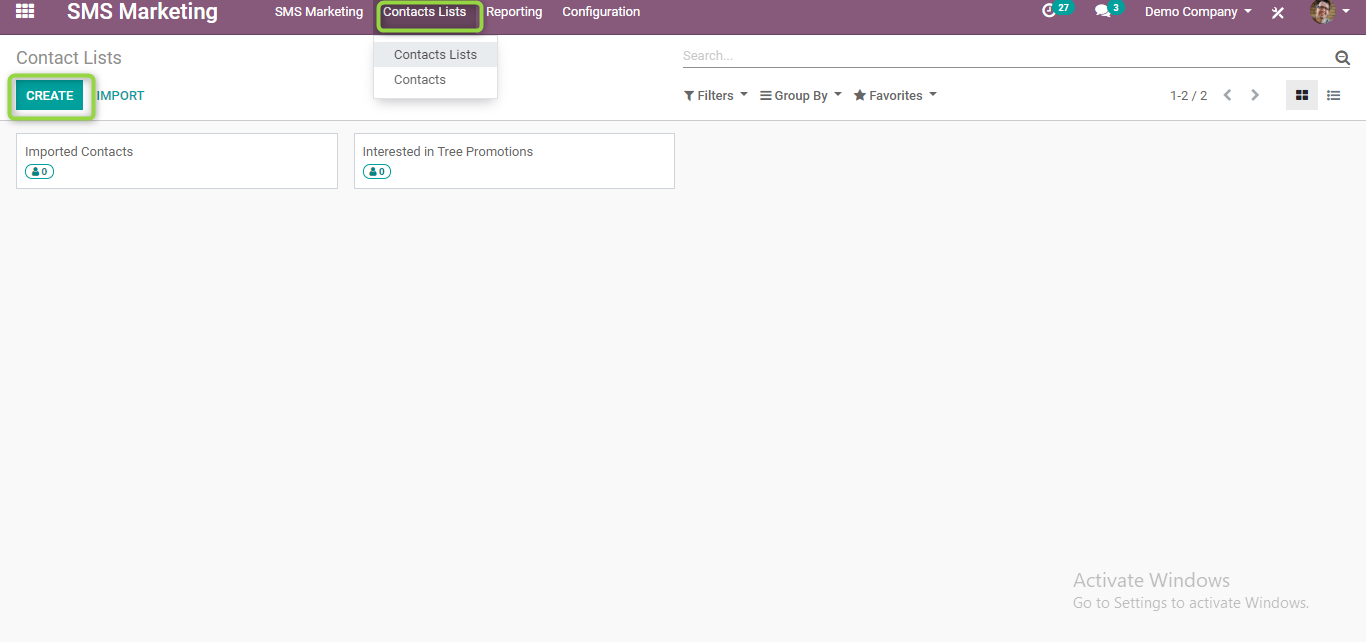 odoo sms module