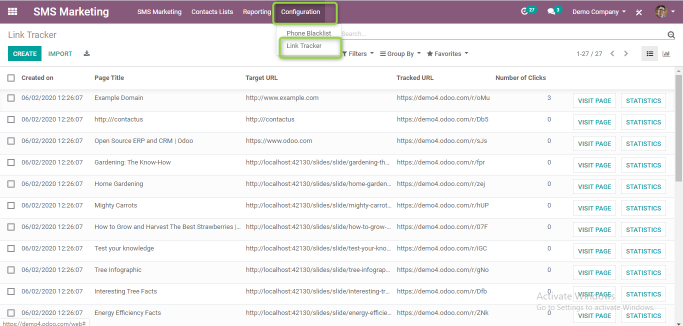 sms module odoo