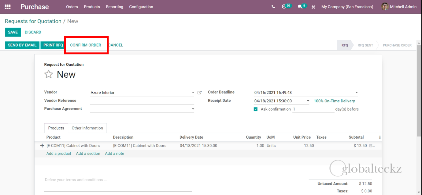 Confirm Order