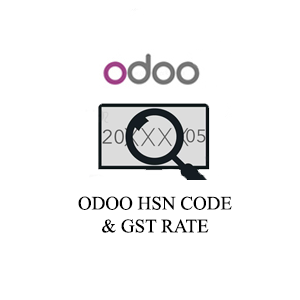Odoo HSN Code and GST Rate
