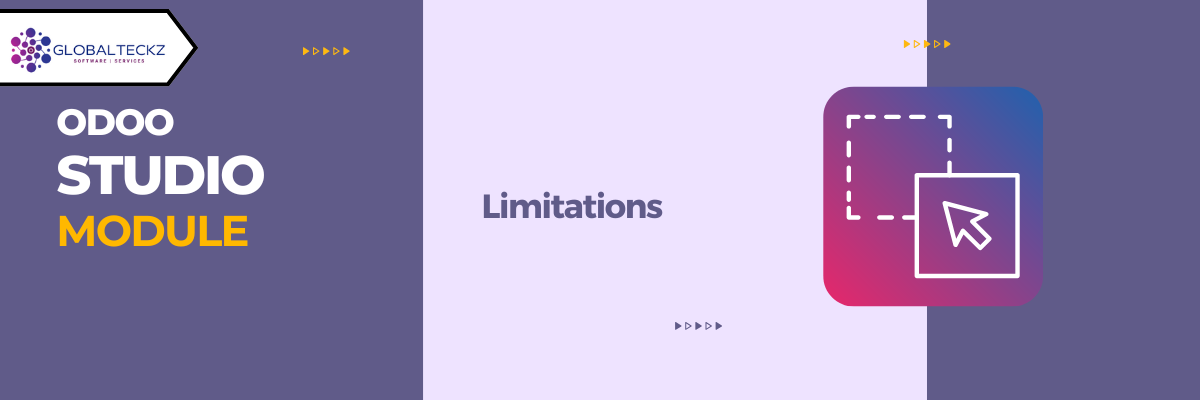 limitations of Odoo studio module