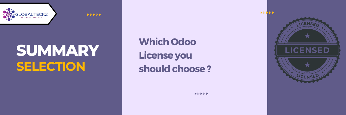summary which odoo licesnce you should choose 