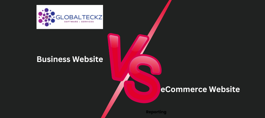 business website vs ecommerce website