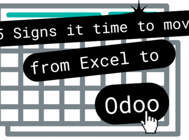 top 5 signs it’s time to move from Excel to Odoo ERP, and how making the switch can supercharge your business efficiency.